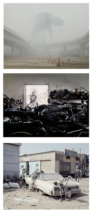 Cédric Delsaux’s photo series depicts Star Wars characters in present day Dubai (as opposed to a long time ago in a galaxy far far away).   To see more from this incredible series in higher resolution click here.